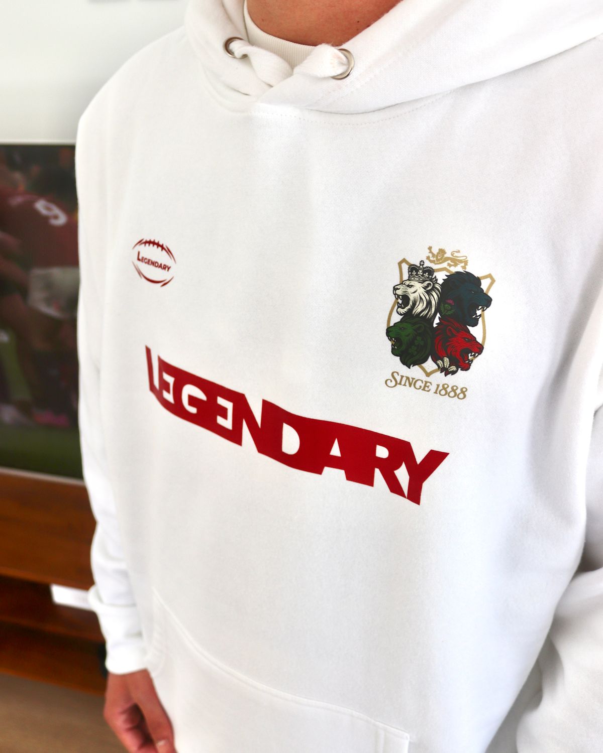 Lions (2) Hoodie White