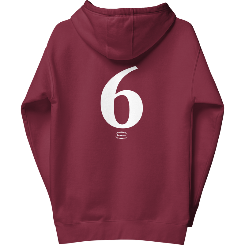 Lions (6) Hoodie Burgundy