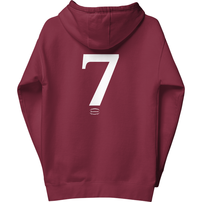 Lions (7) Hoodie Burgundy