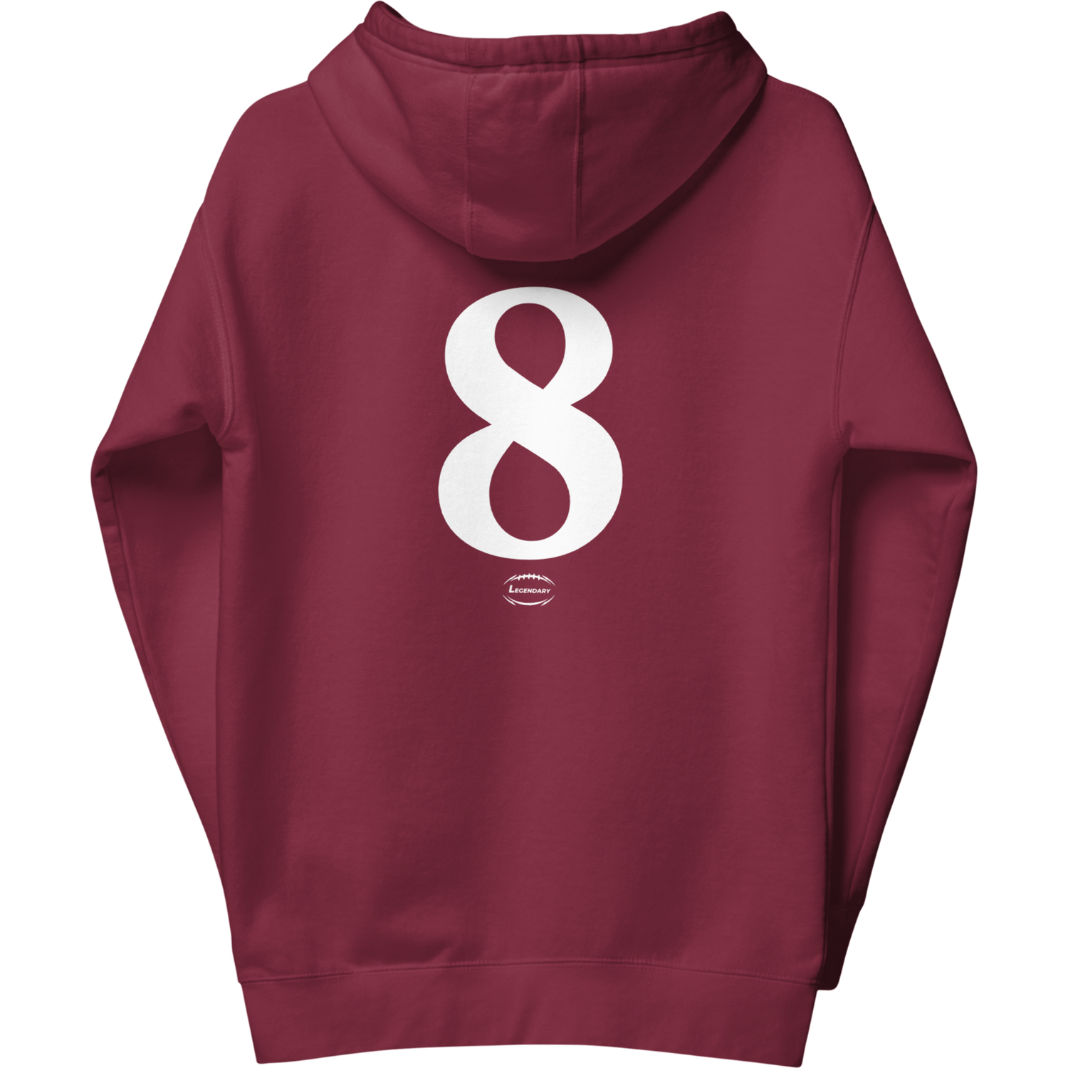 Lions (8) Hoodie Burgundy