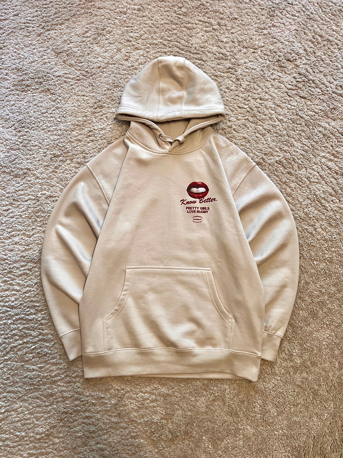 Pretty Girls Hoodie Marshmallow