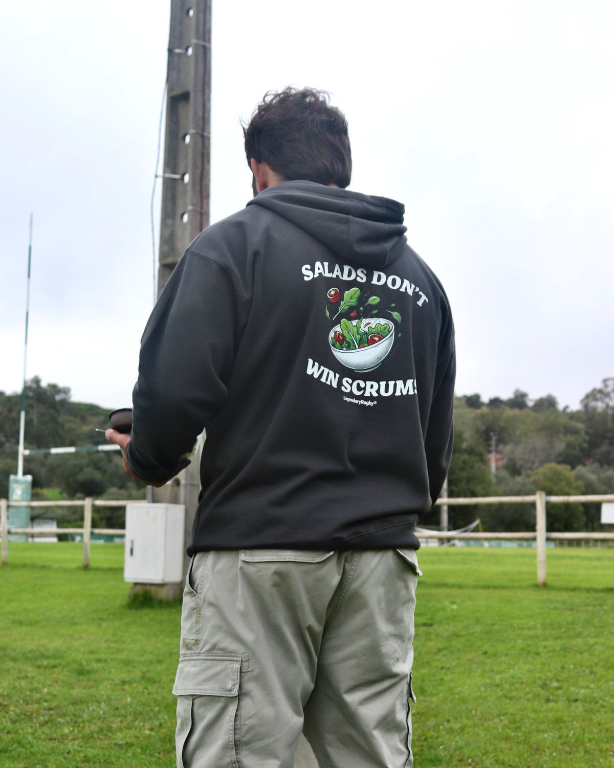 No Salads Hoodie Ash