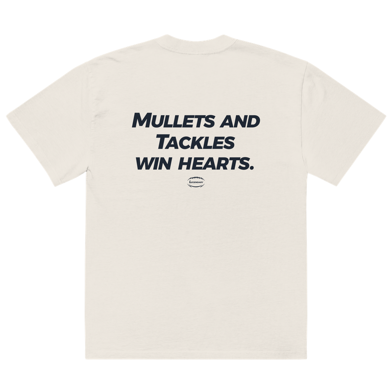 Mullets &amp; Tackles Tee Cream