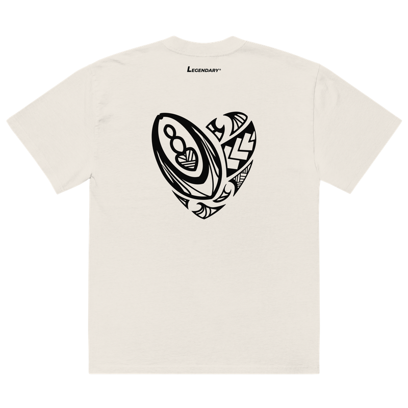 Maori Heart Tee Cream