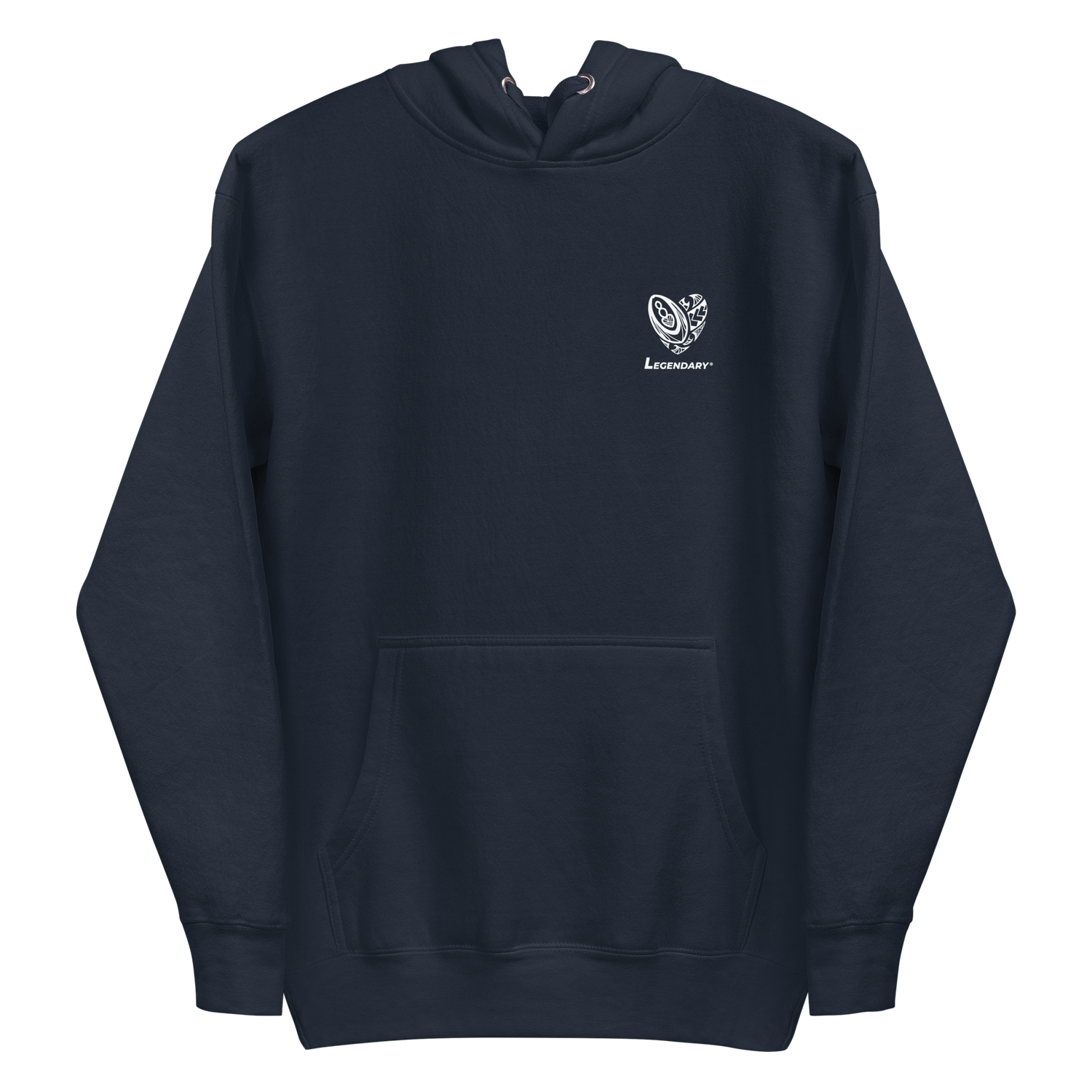 Maori Heart Hoodie Navy
