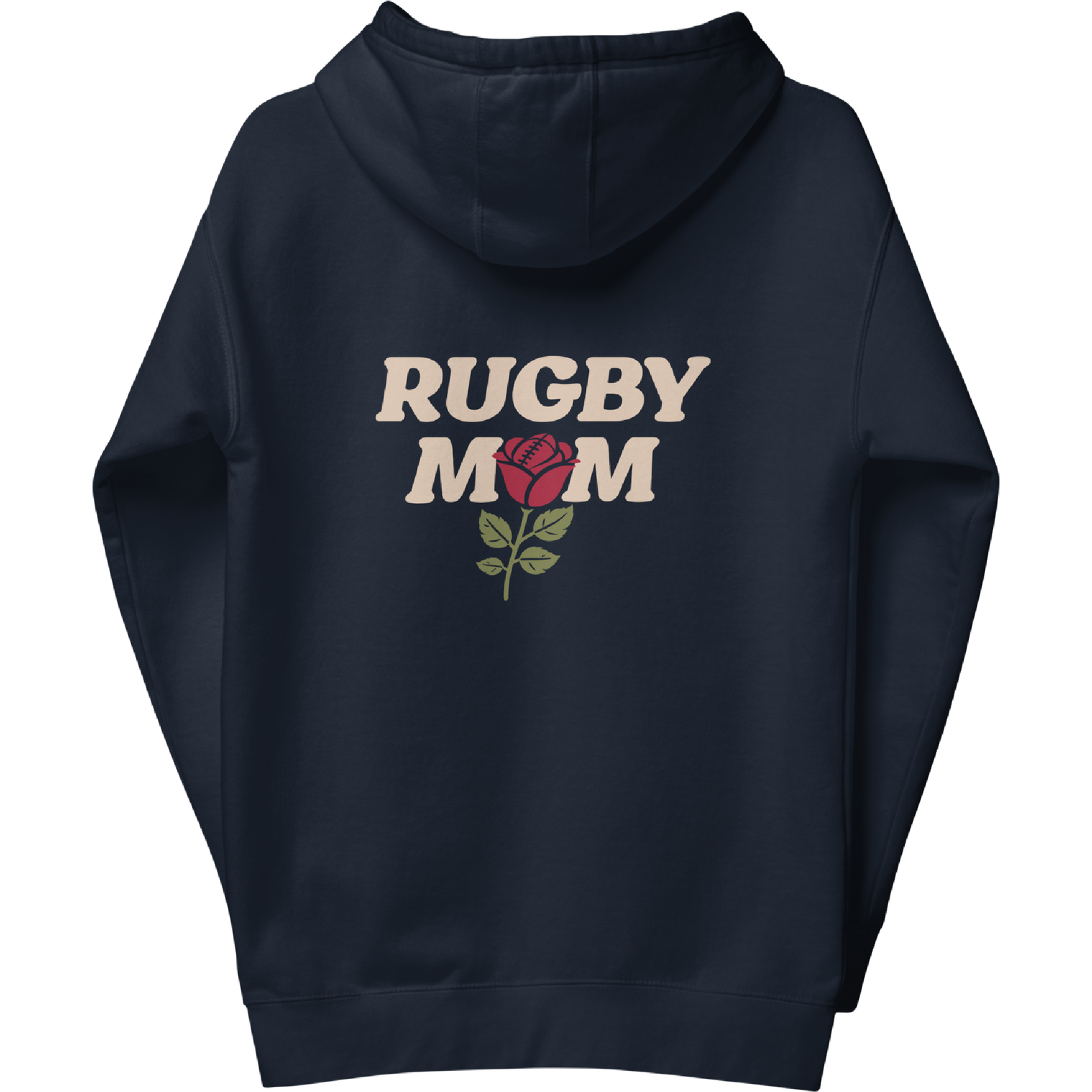 Rugby Mom Hoodie Navy