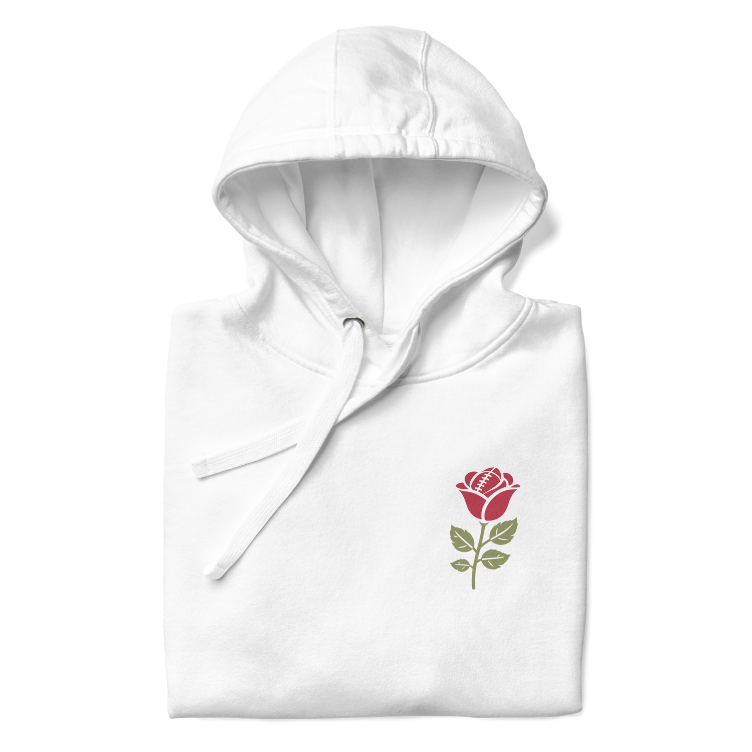 Rugby Mom Hoodie White