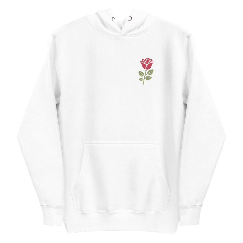 Rugby Mom Hoodie White