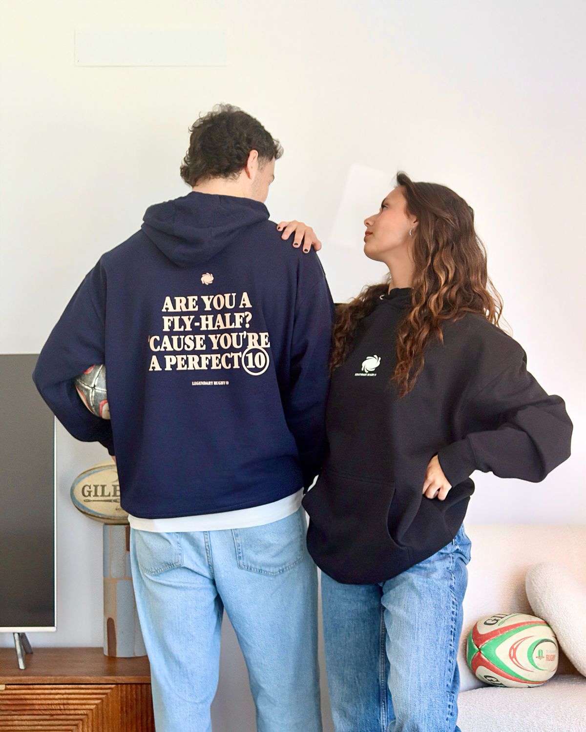 Rugby Rizz Hoodie Navy