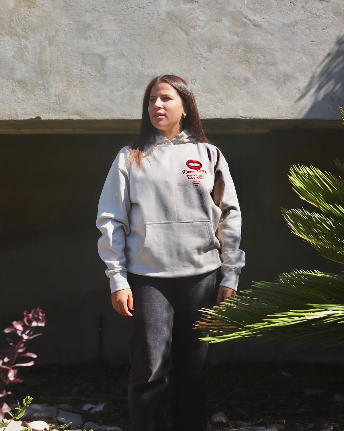 Pretty Girls Hoodie Marshmallow