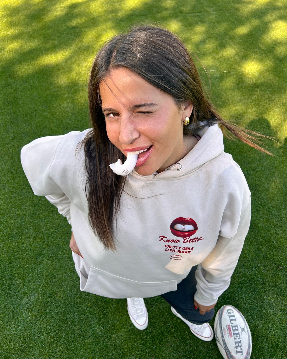 Pretty Girls Hoodie Marshmallow