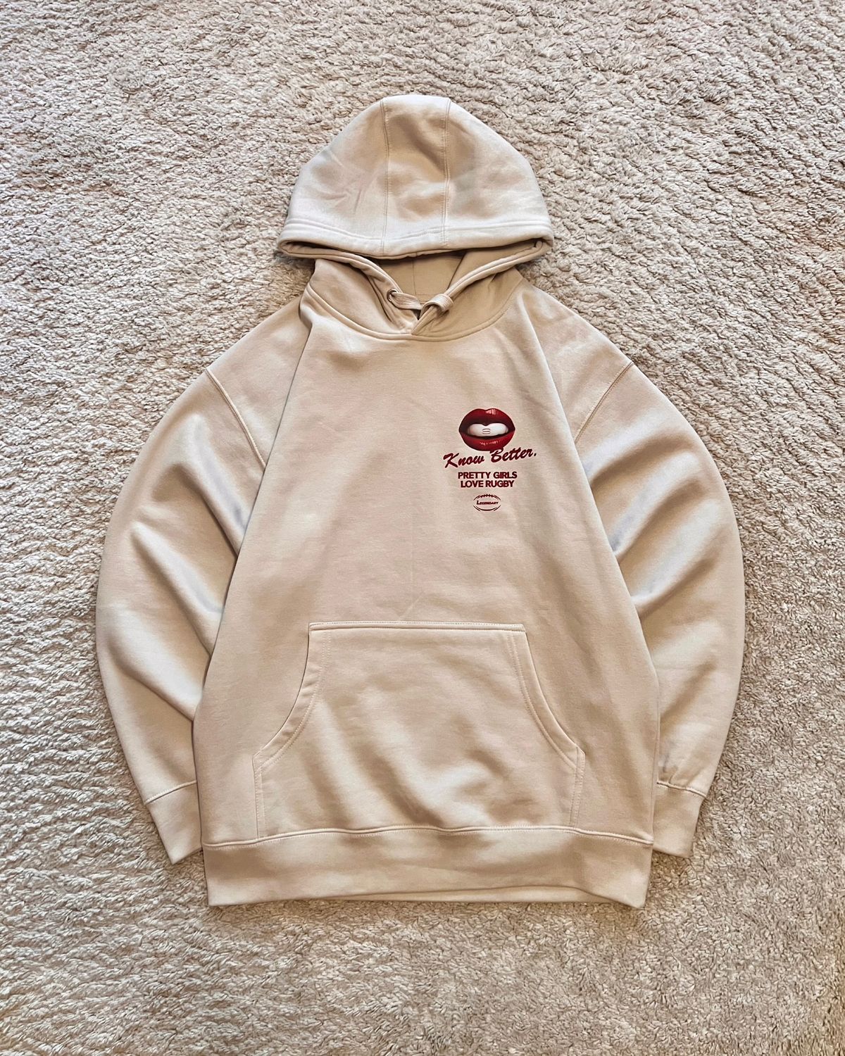 Pretty Girls Hoodie Marshmallow