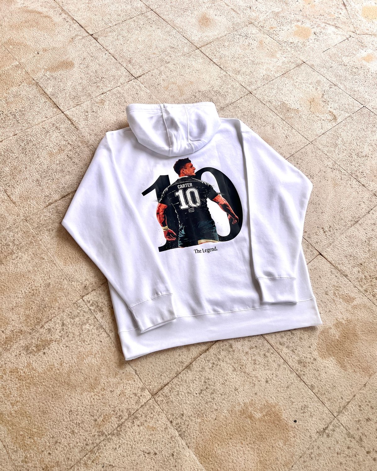 The Legend Hoodie White