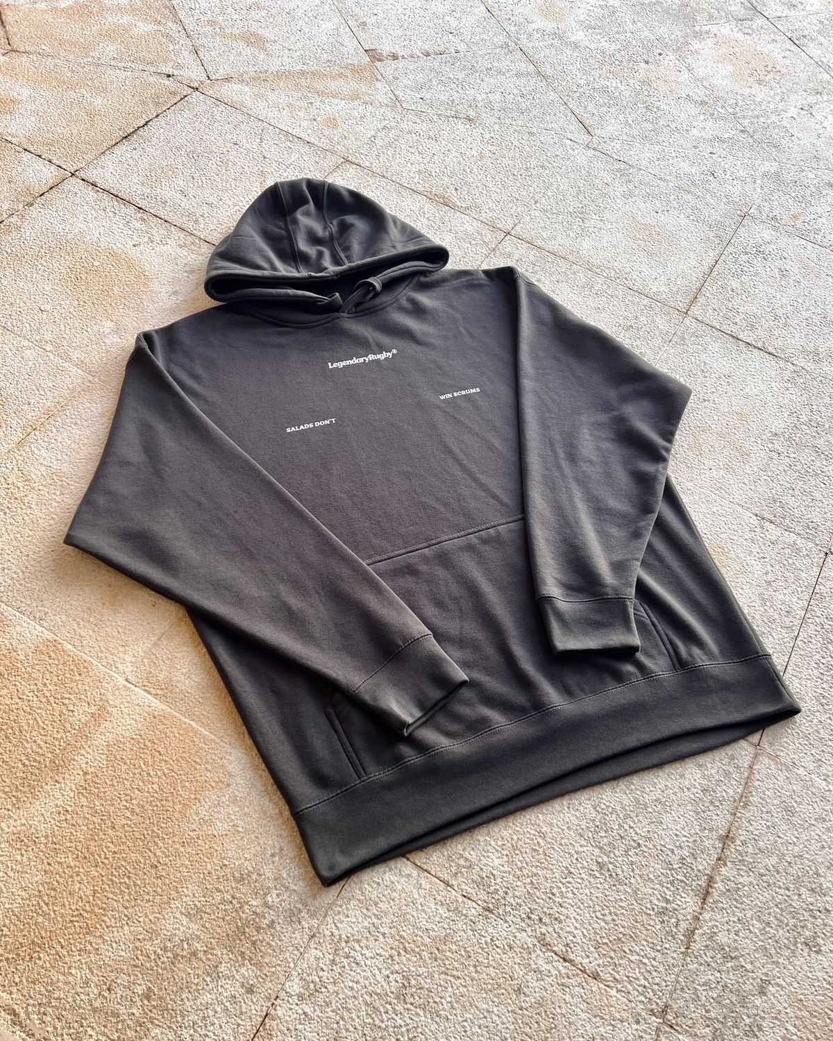 No Salads Hoodie Ash