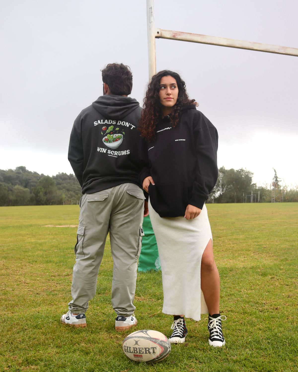 No Salads Hoodie Black