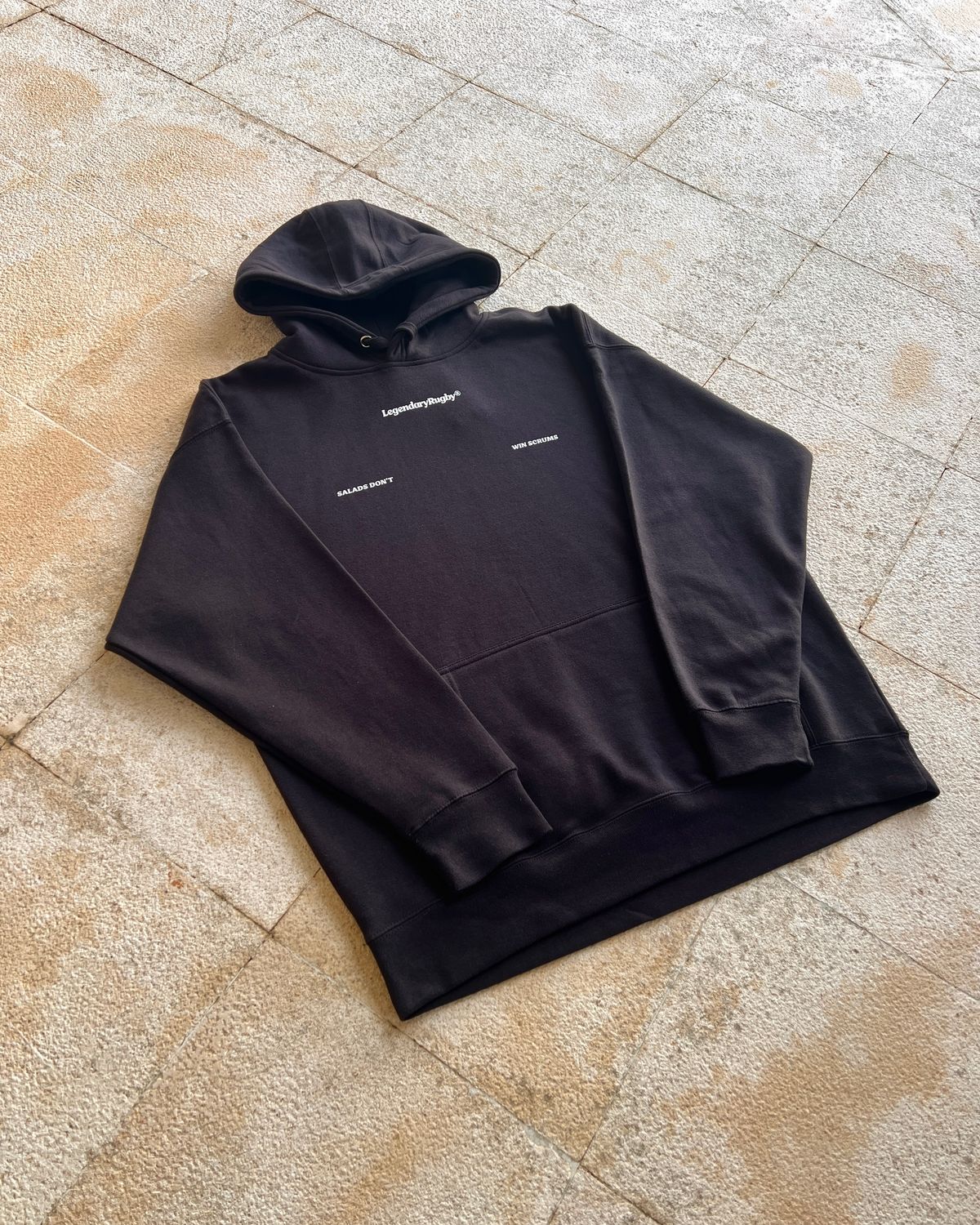 No Salads Hoodie Black