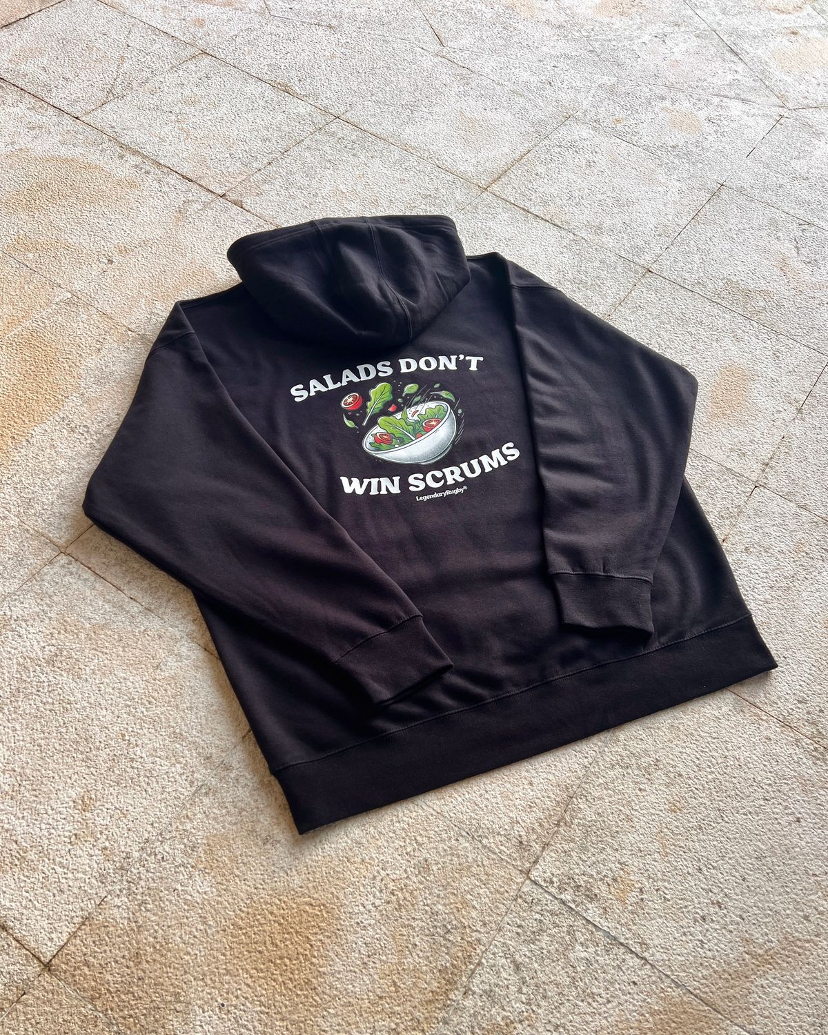 No Salads Hoodie Black
