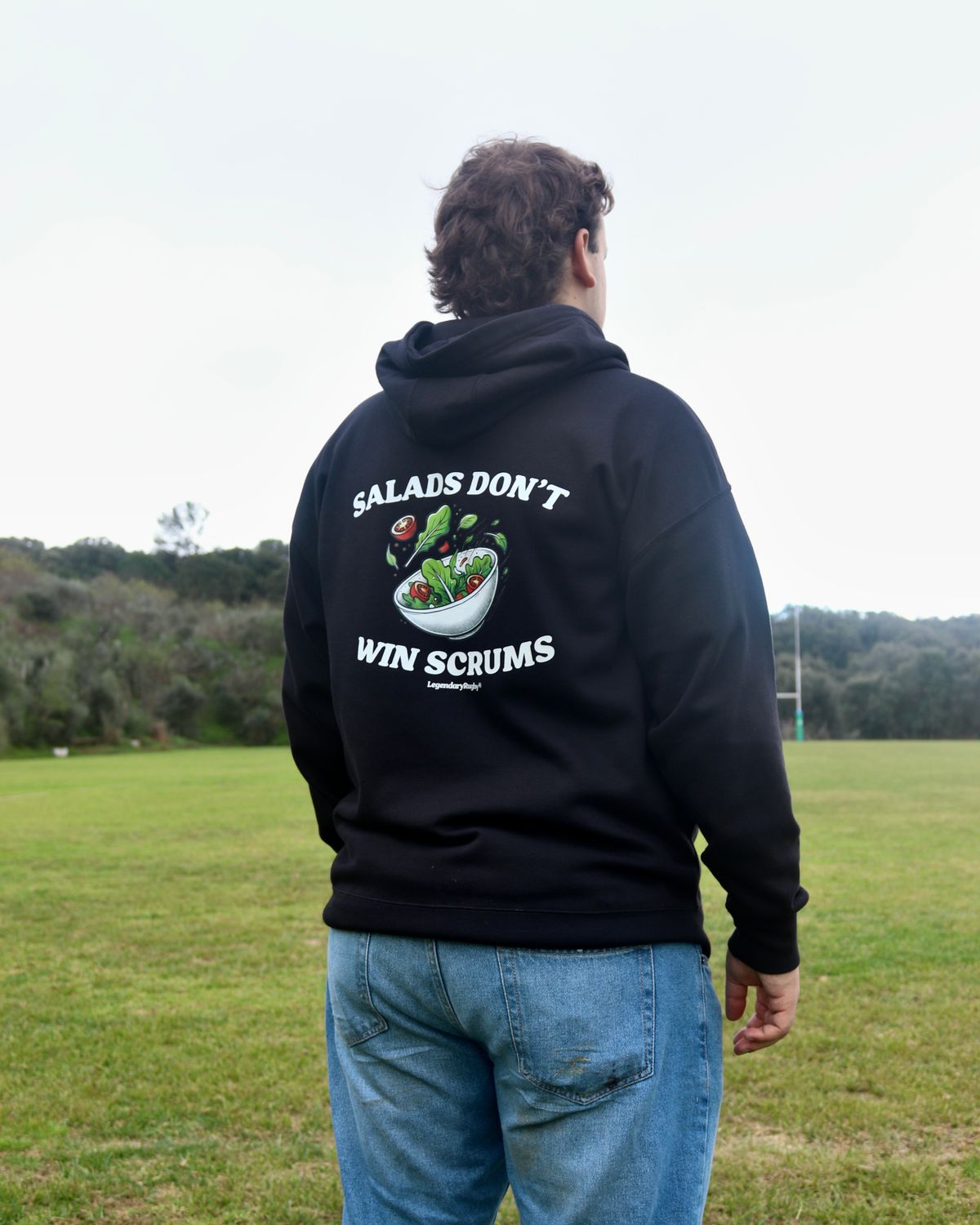 No Salads Hoodie Black