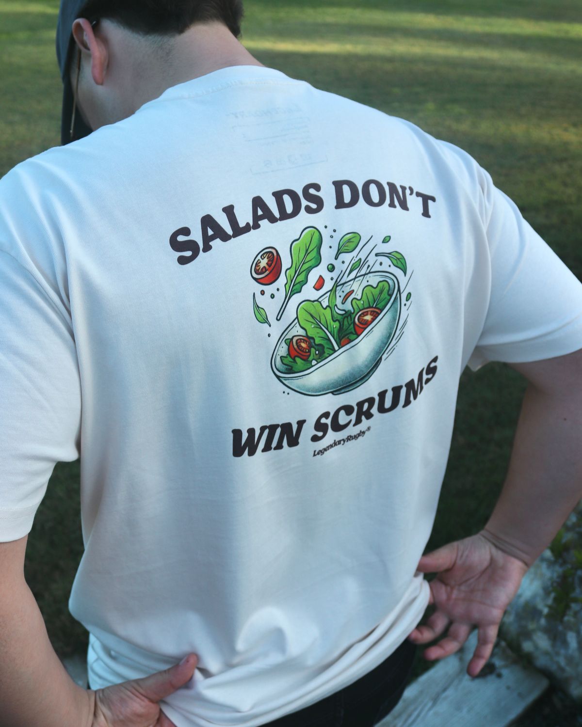 No Salads Tee Off-White