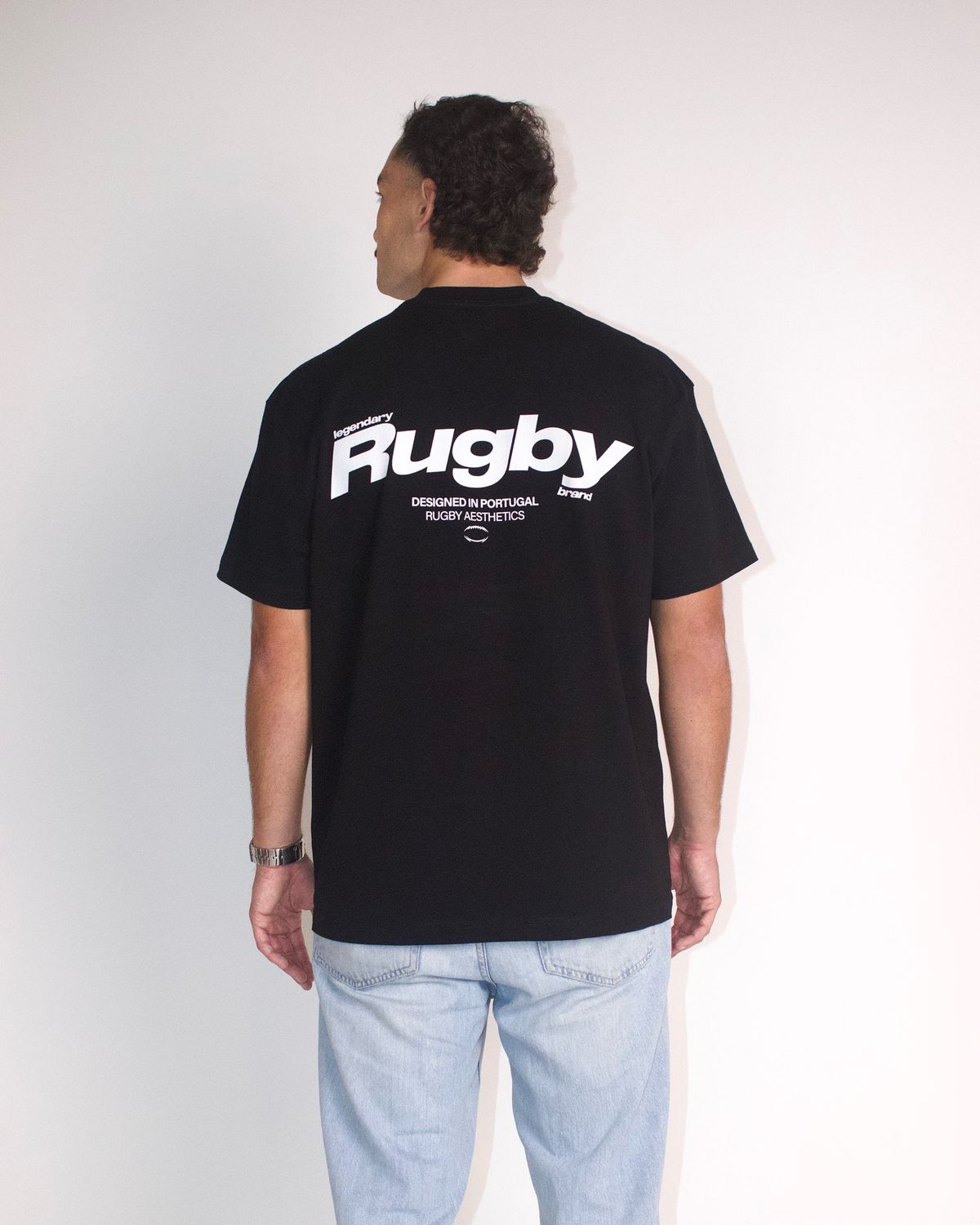 Rugby Aesthetics Tee Black