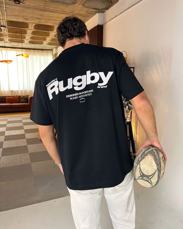 Rugby Aesthetics Tee Black
