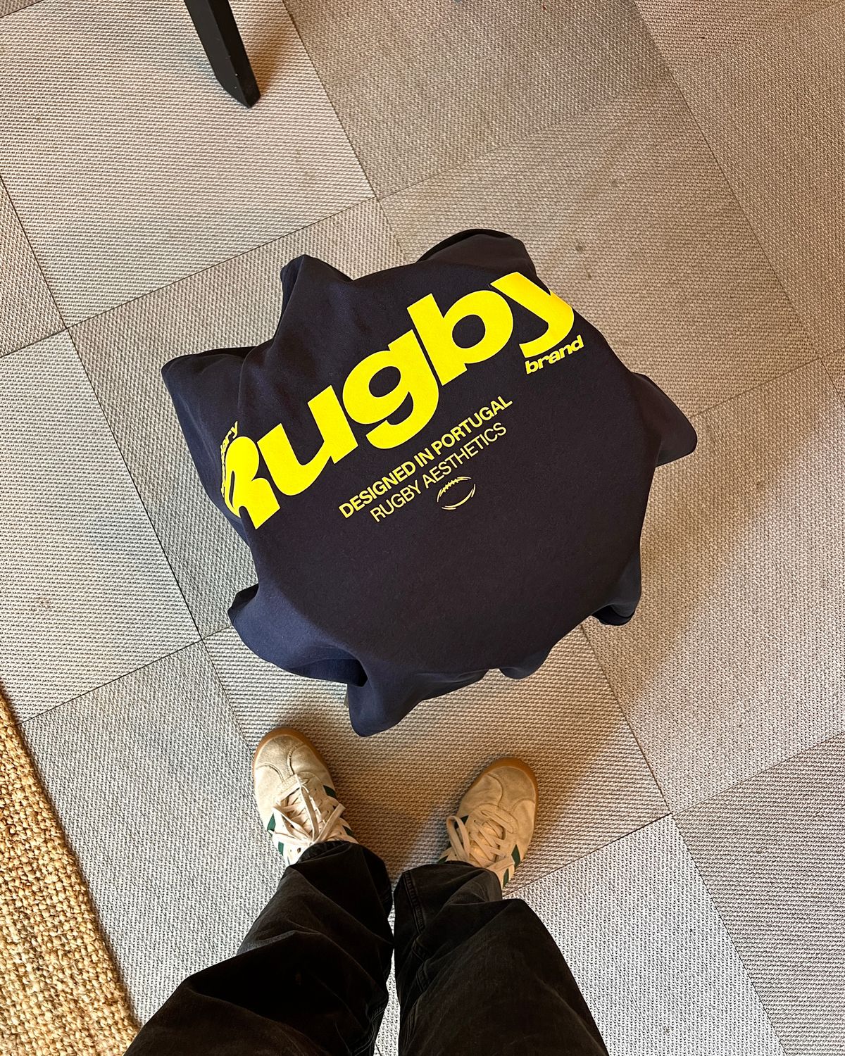 Rugby Aesthetics Tee Navy