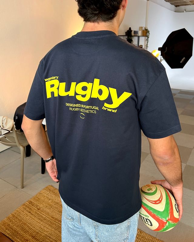 Rugby Aesthetics Tee Navy