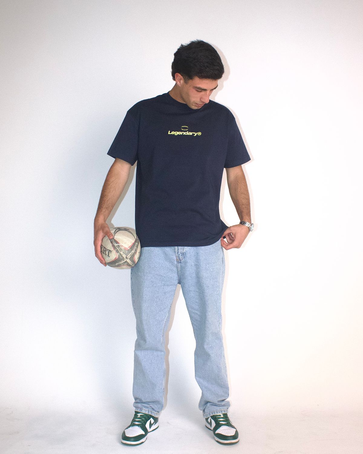 Rugby Aesthetics Tee Navy