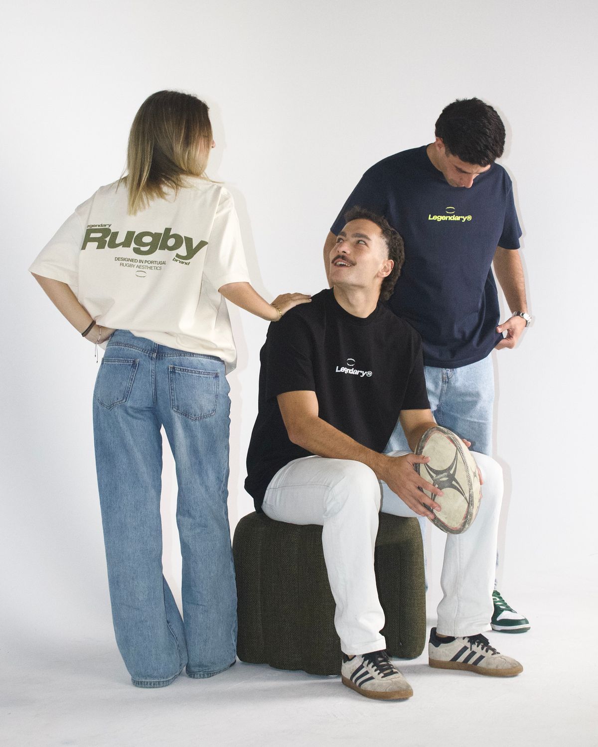 Rugby Aesthetics Tee Navy