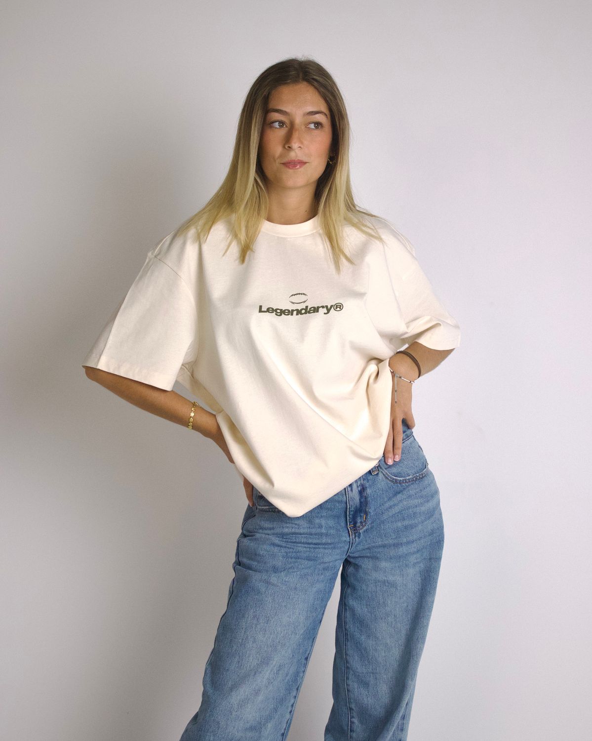 Rugby Aesthetics Tee Off-White