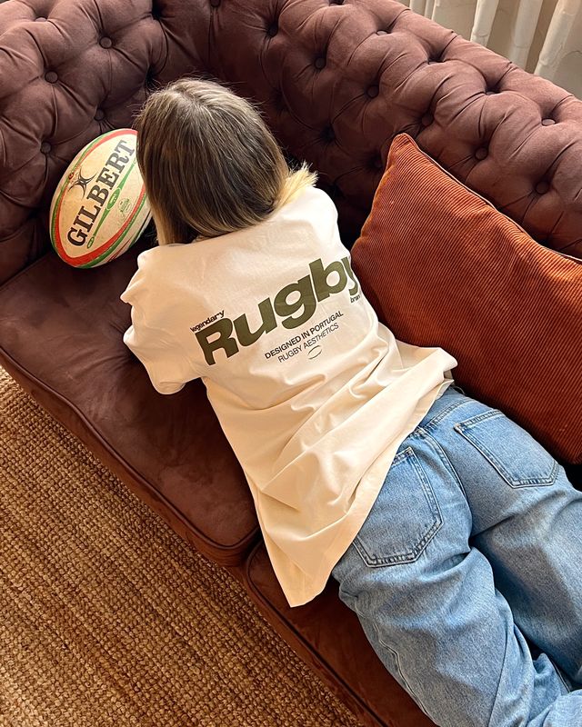 Rugby Aesthetics Tee Off-White