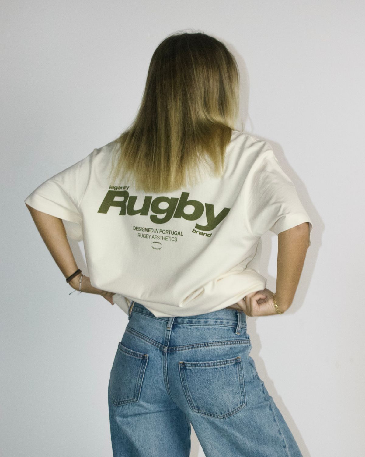 Rugby Aesthetics Tee Off-White