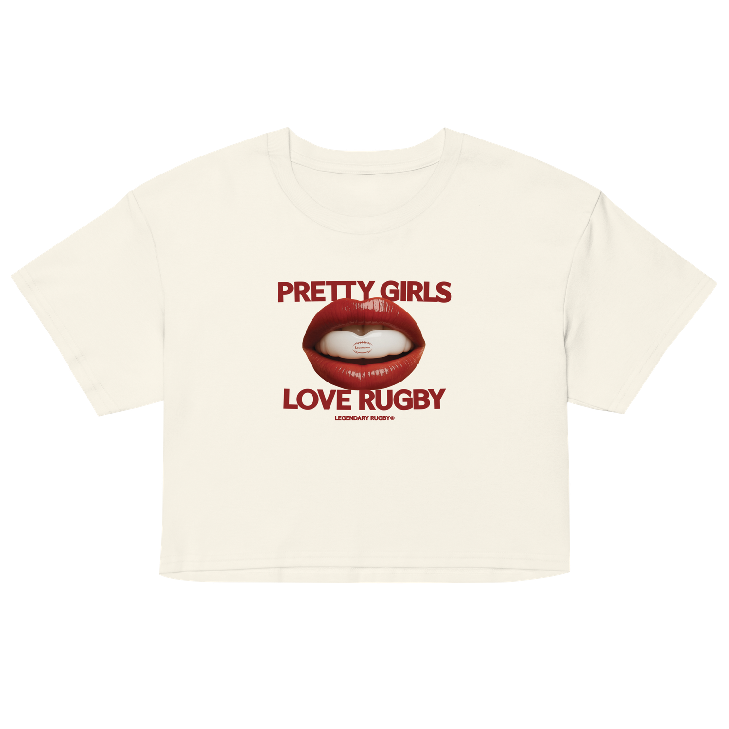 Pretty Girls Crop Top Off-White