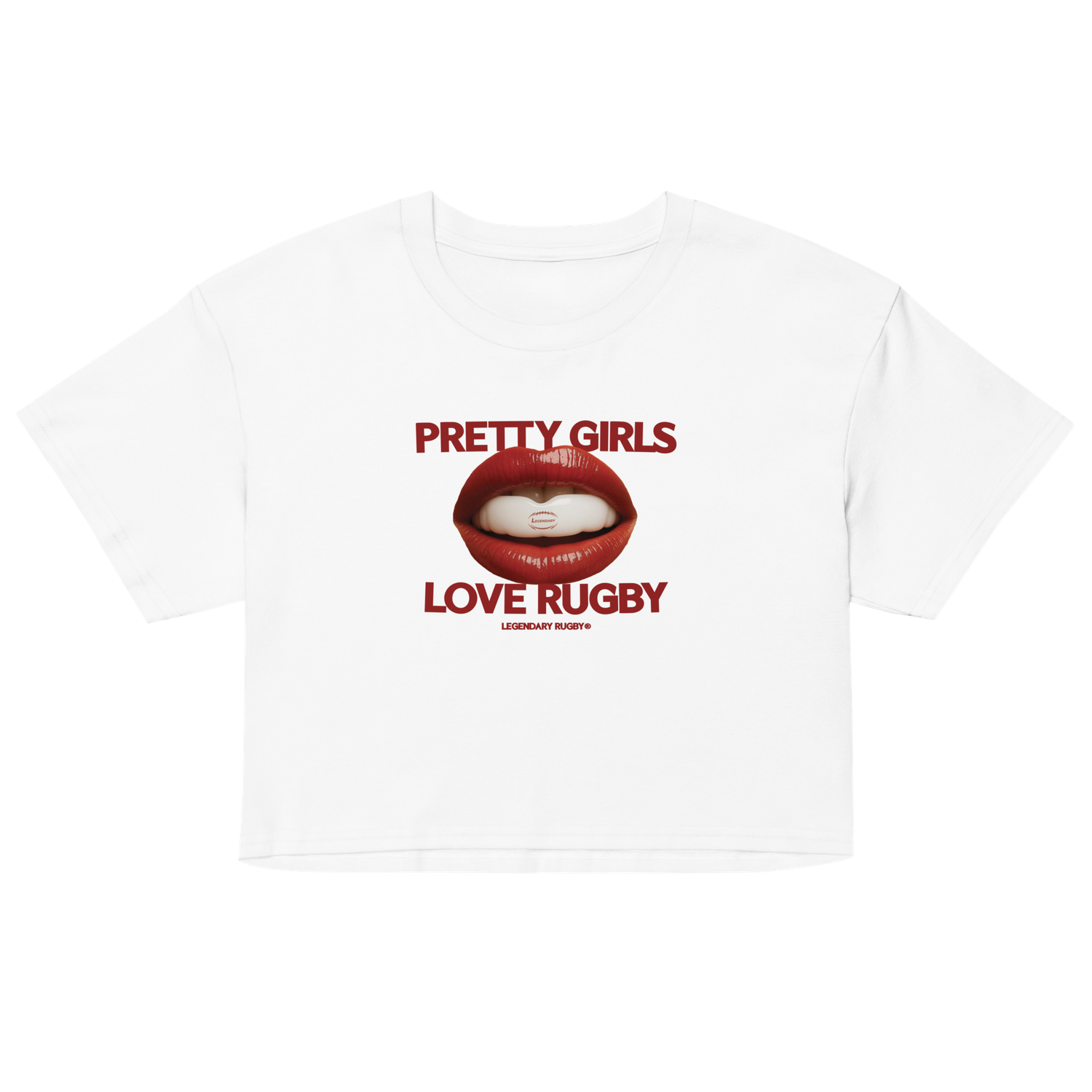 Pretty Girls Crop Top White
