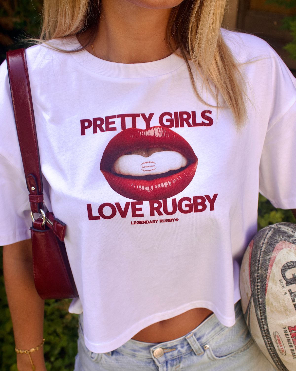 Pretty Girls Crop Top White