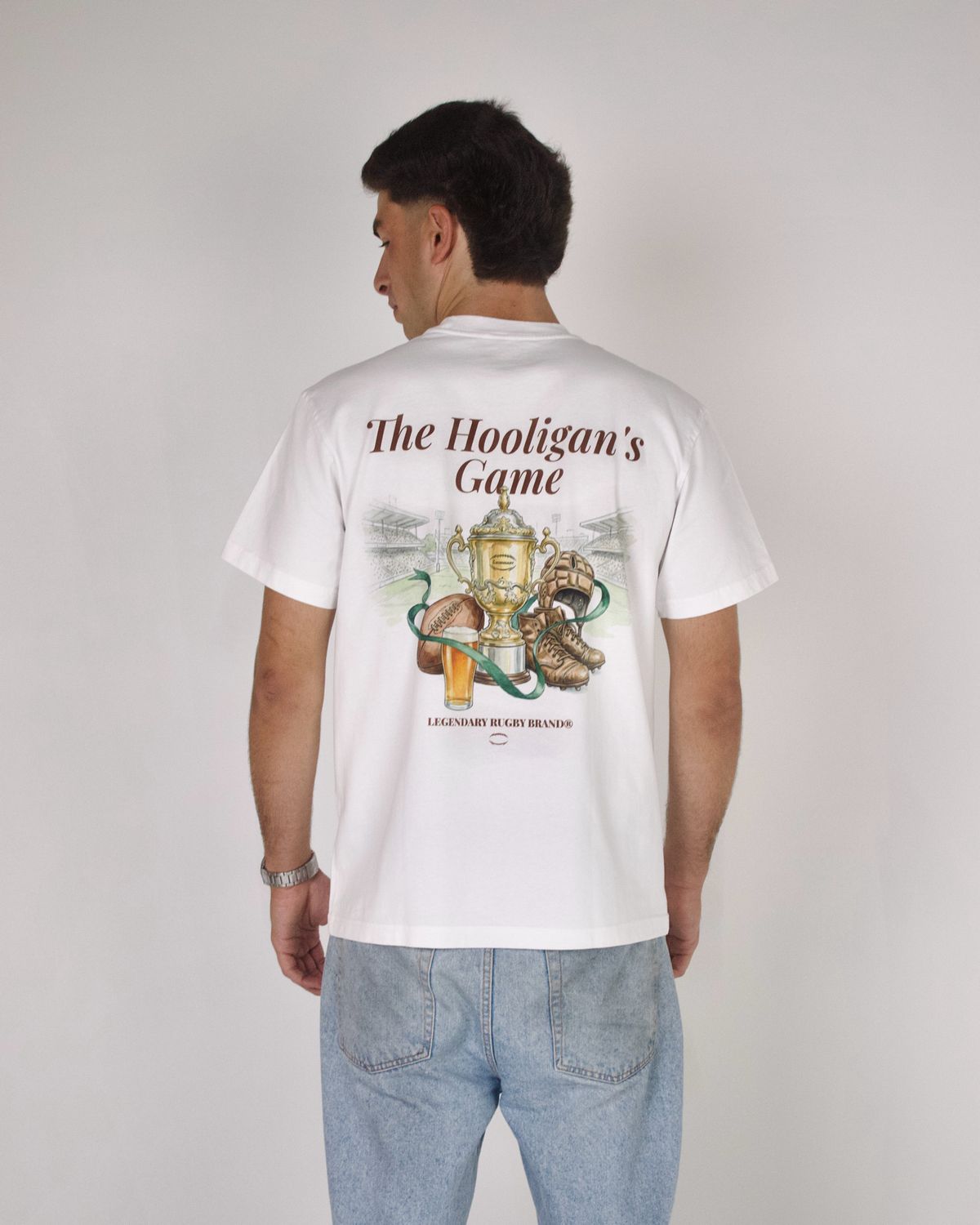 Hooligan's Tee White