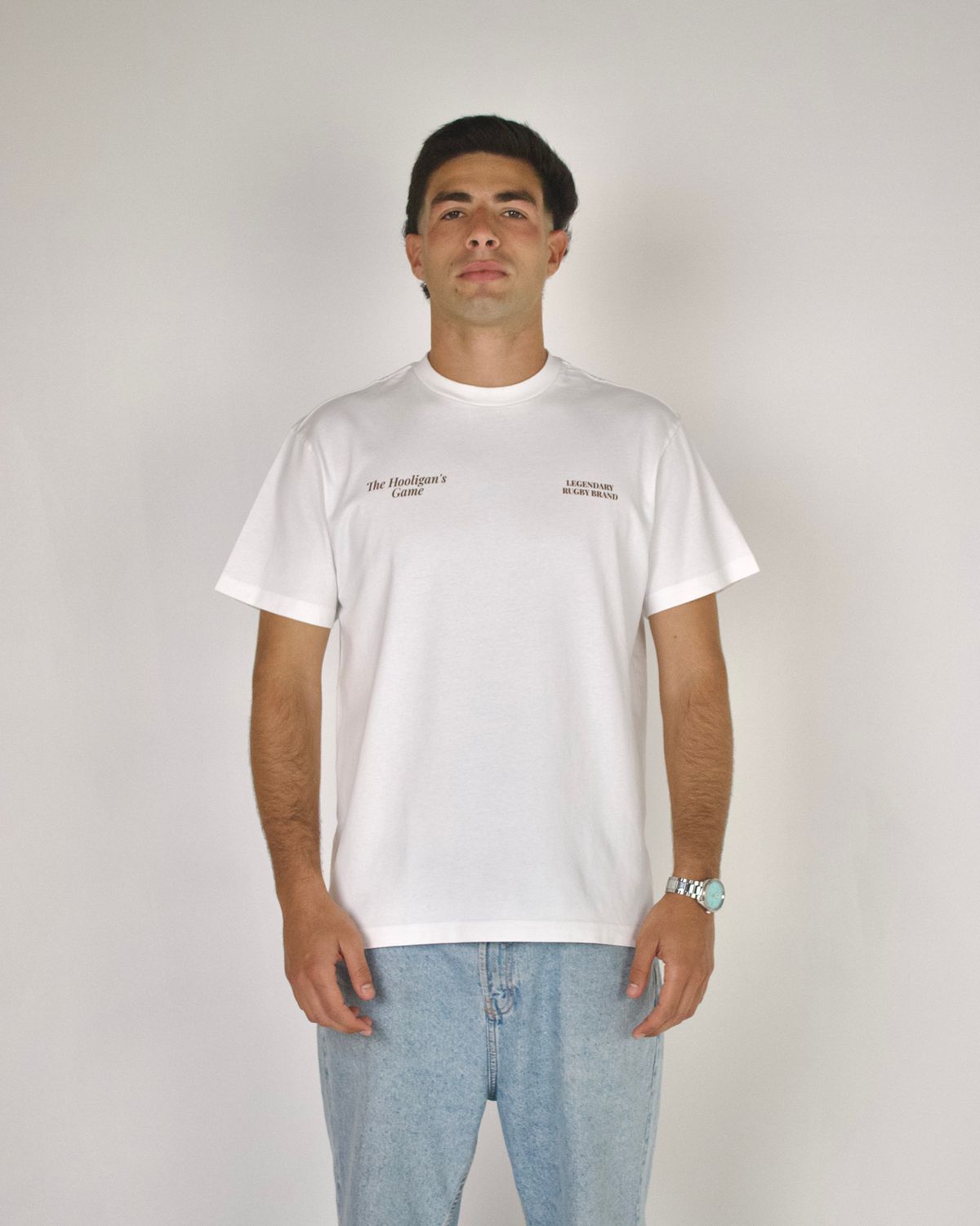 Hooligan's Tee White