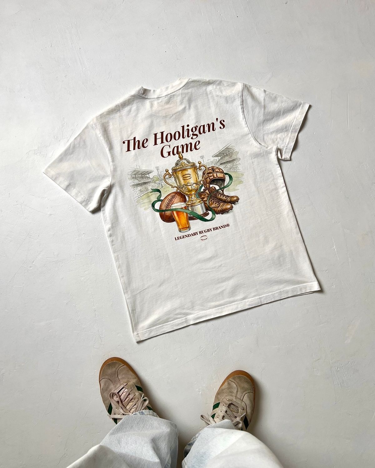 Hooligan's Tee White