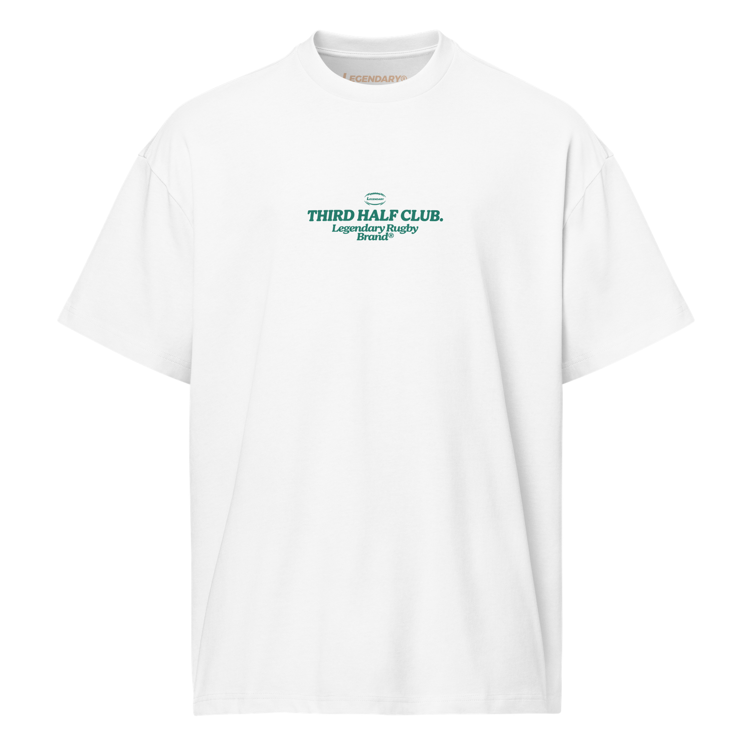 Third Half Tee White