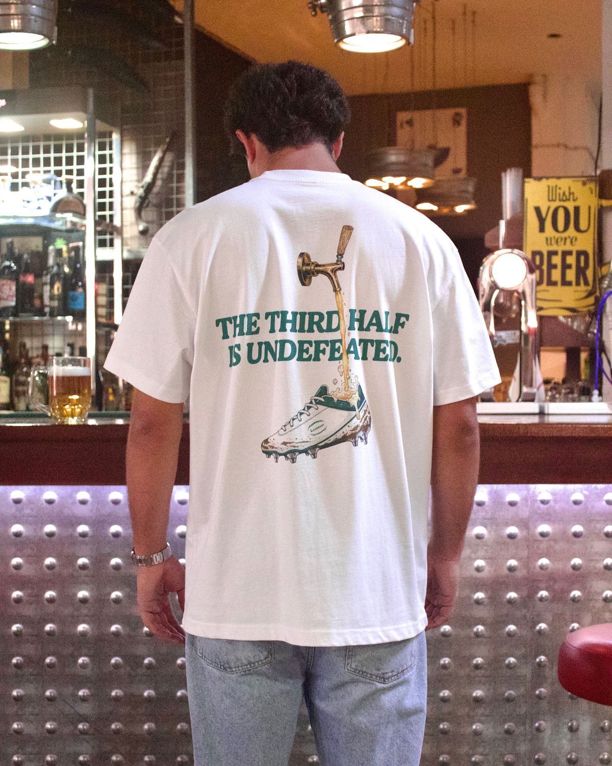 Third Half Tee White