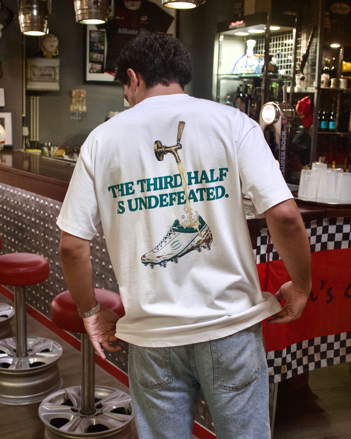 Third Half Tee White