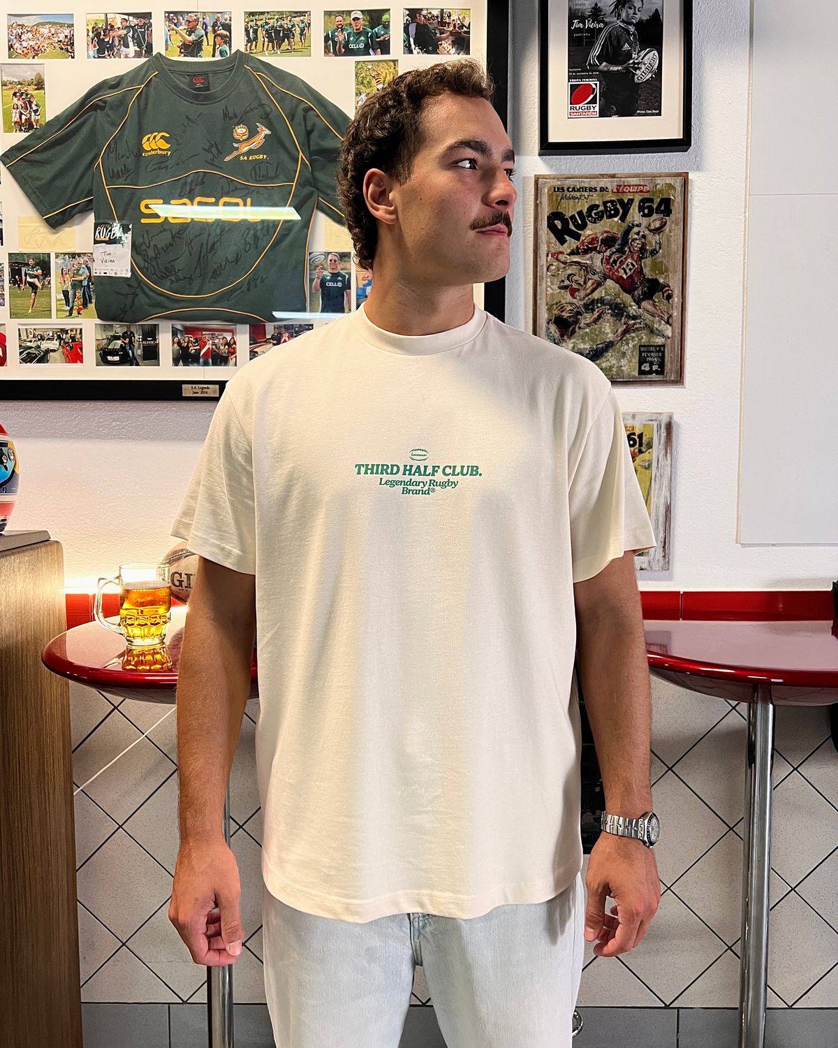 Third Half Tee Off-White