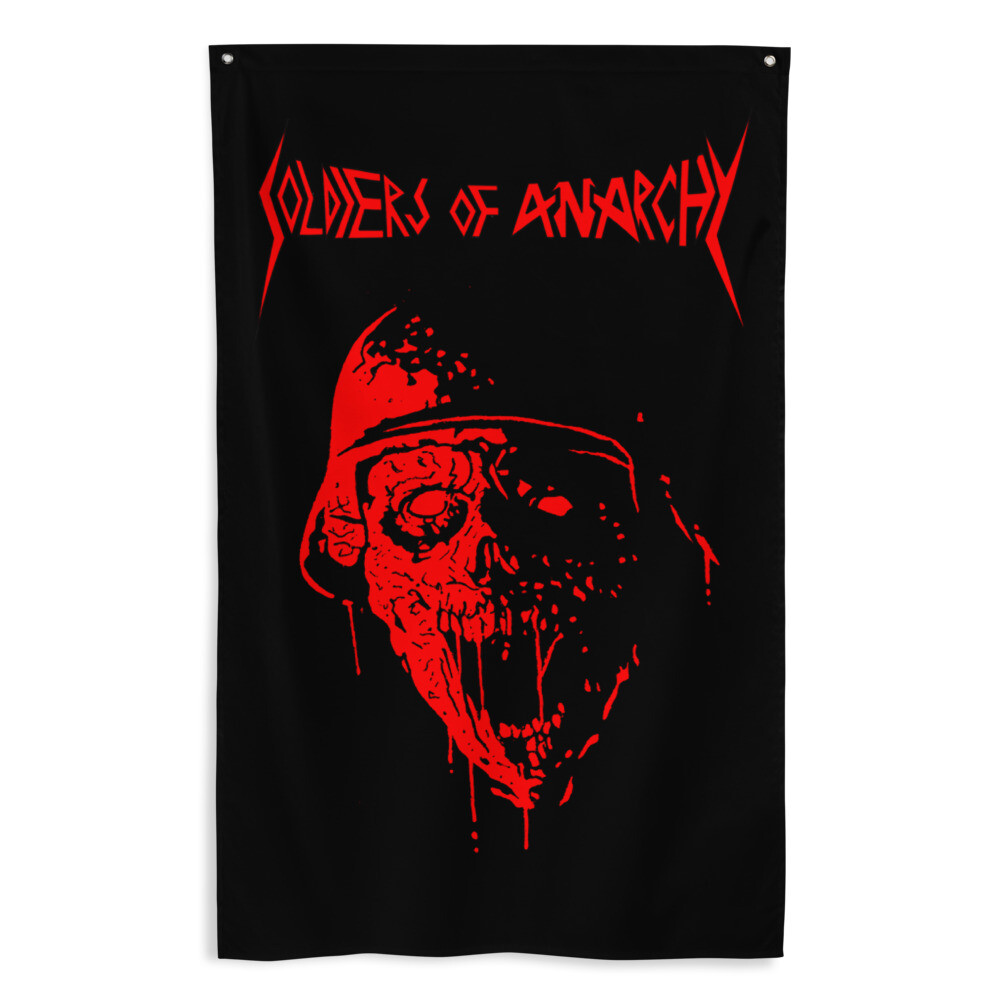 Zombie soldier Flag