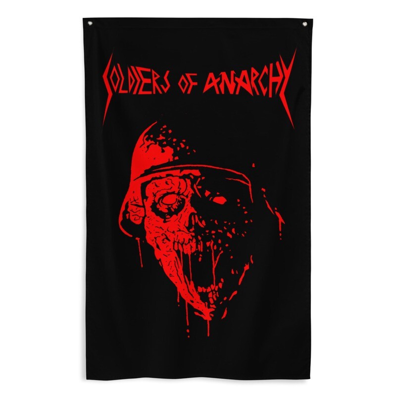 Zombie soldier Flag