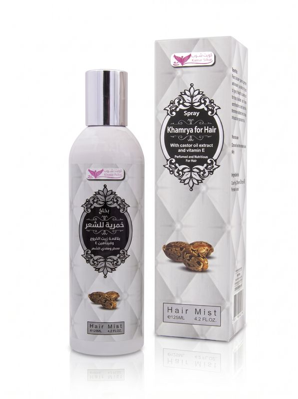 Khamrya for hair with castor oil By Kuwait Shop بخاخ خمرية للشعر بخلاصة زيت الخروع
