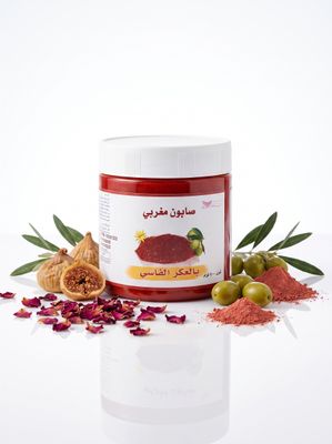 Moroccan Soap with AlAker AlFasi By Kuwait Shop صابون مغربي بالعكر الفاسي