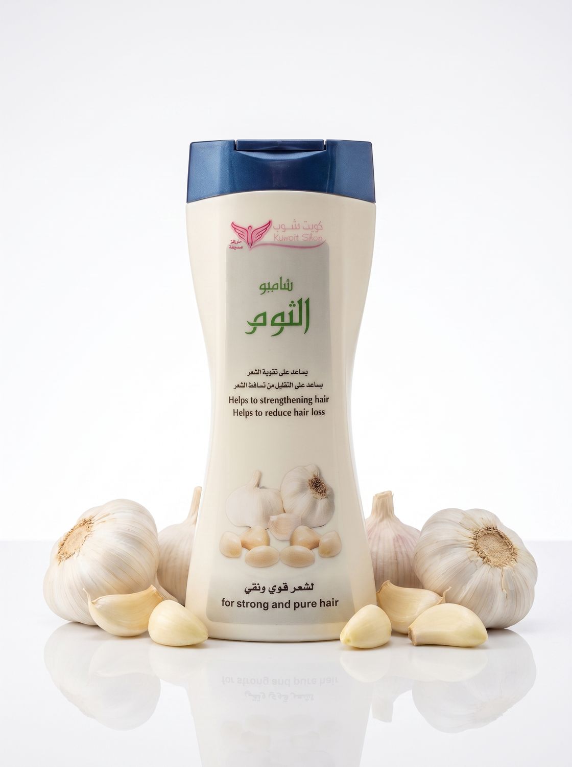 Garlic Shampoo 450 ml By Kuwait Shop شامبو الثوم