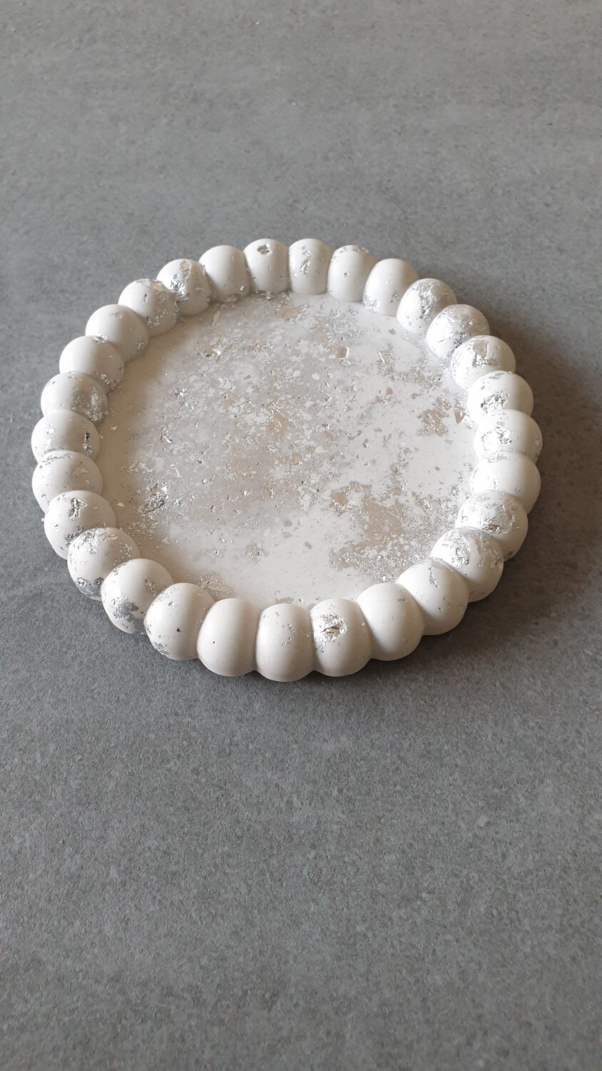Piattino rotondo a palline