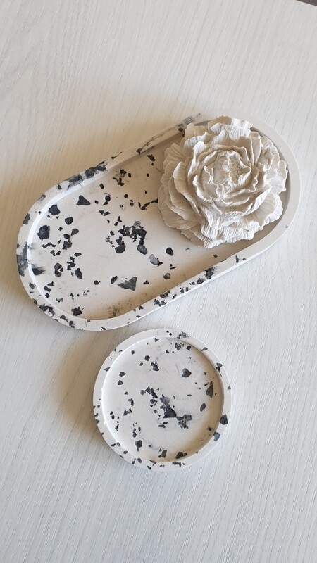 set terrazzo stracciatella