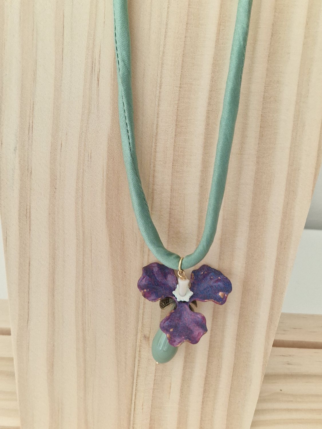 Bacca vintage viola e verde